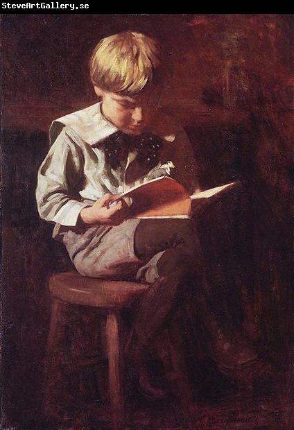 Thomas Pollock Anshutz Boy Reading: Ned Anshutz